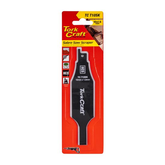 TORK CRAFT Sabre Saw Scraper Hcs 10mm X 1.5mm